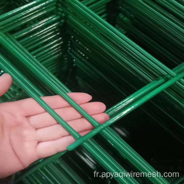 Clôture à mailles métalliques soudées / panneau de clôture soudé 3D